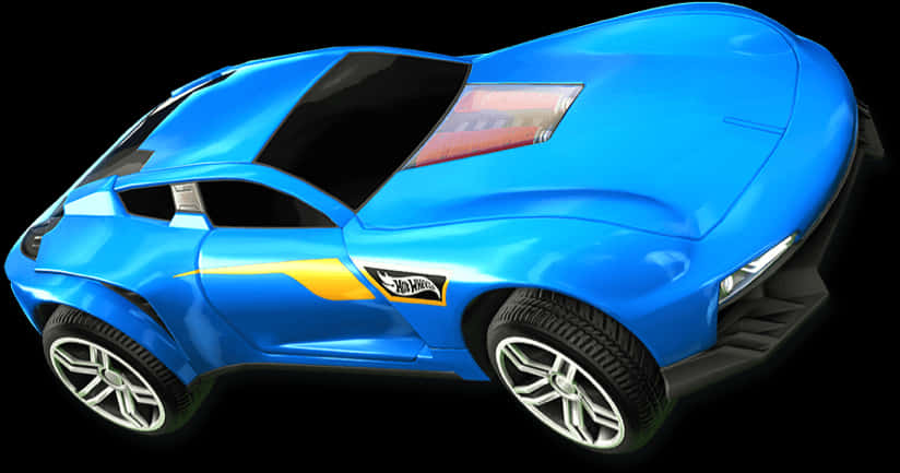 رندر ماشین آبی Rocket League والپیپر