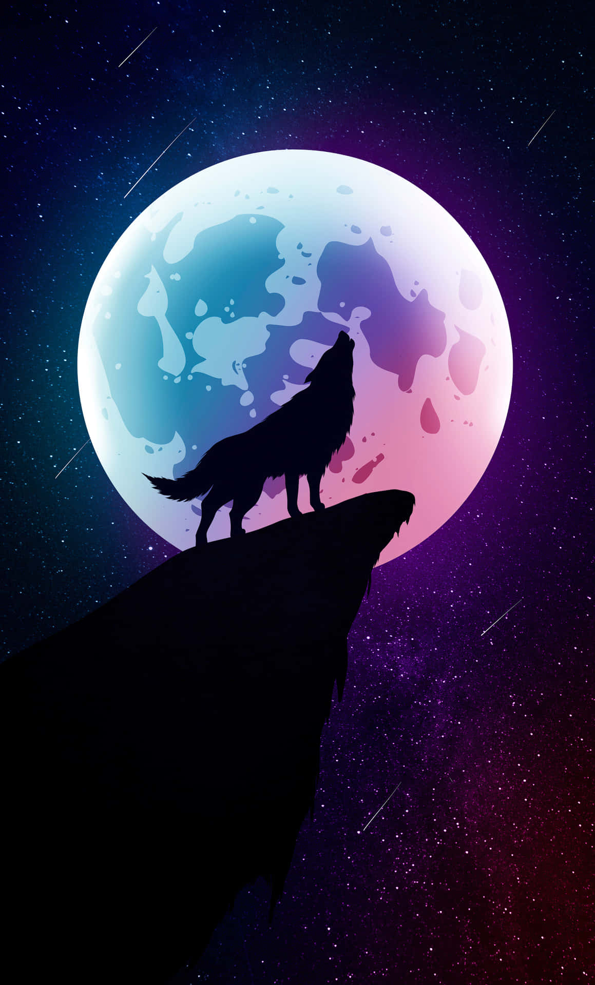 گرگ ماه — گرگ والپیپر