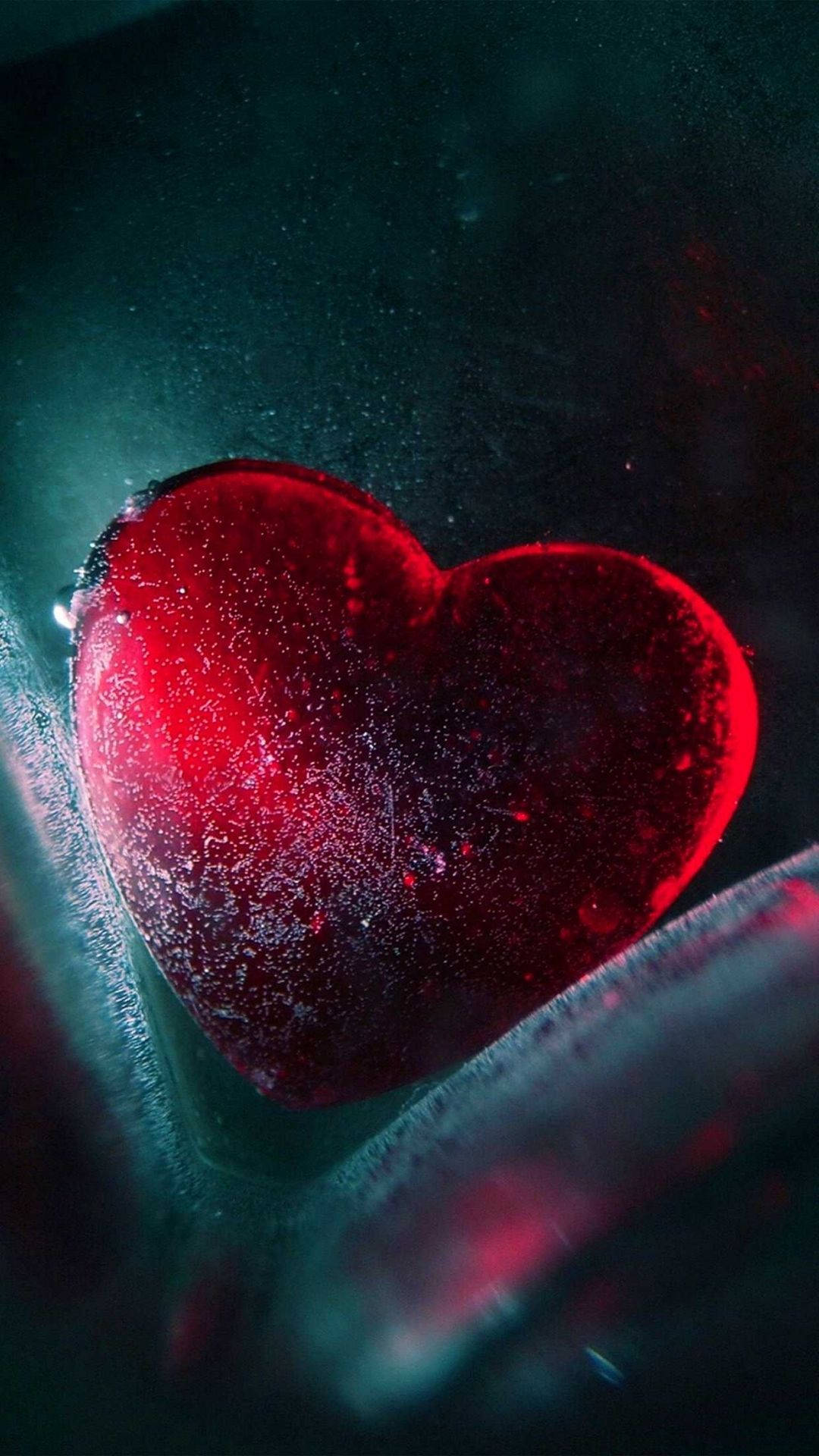 زیبایی عشق قلبی والپیپر