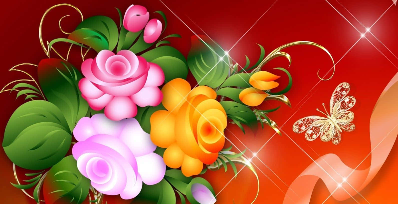 زیبایی گل زیبا را به جان خود راه دهید والپیپر