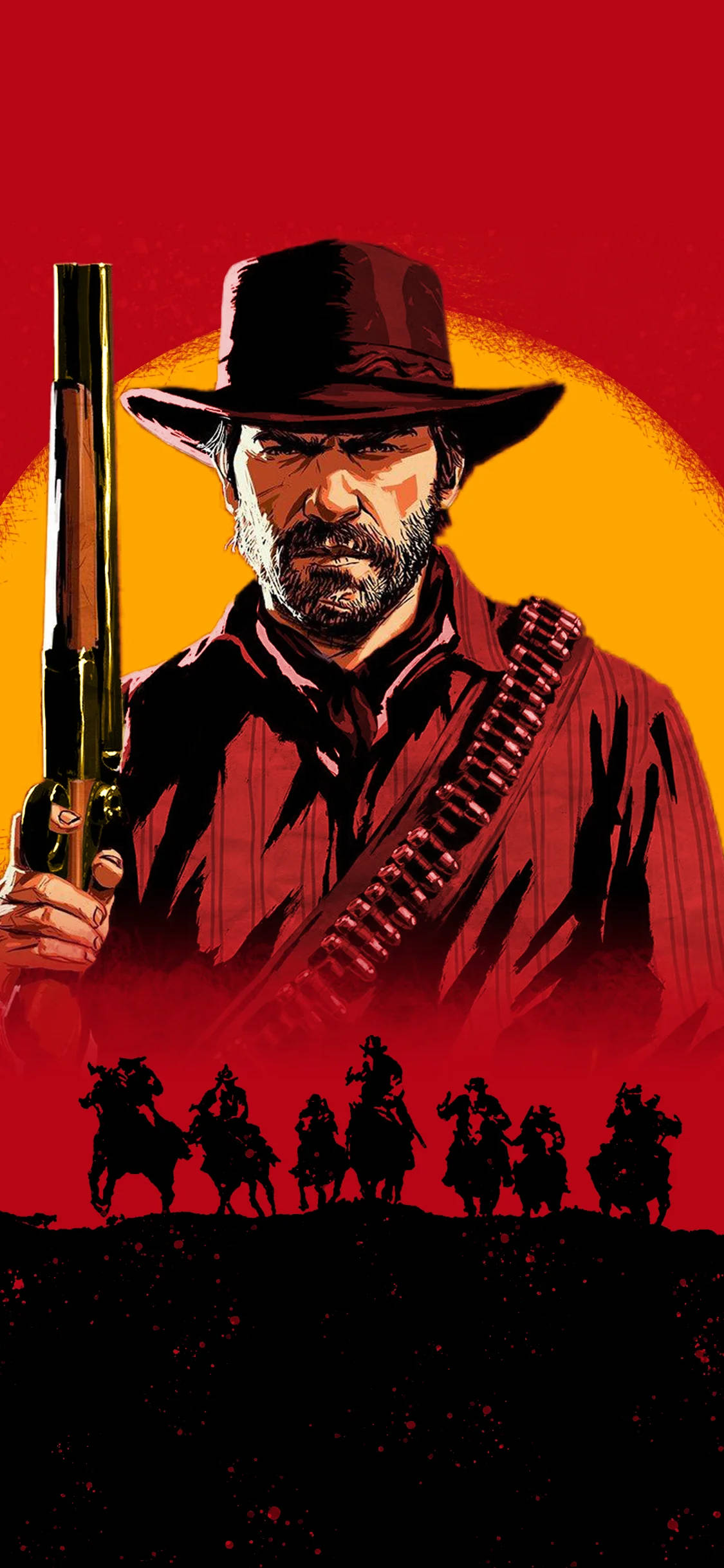 سایه گروه در Red Dead Redemption II برای گوشی والپیپر