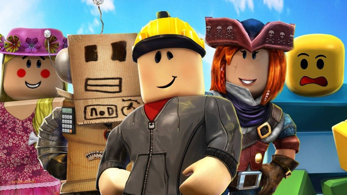 والپیپر جذاب از طراحی‌ها و سبک‌های آواتار در بازی ویدیویی Roblox. — رابلکس والپیپر