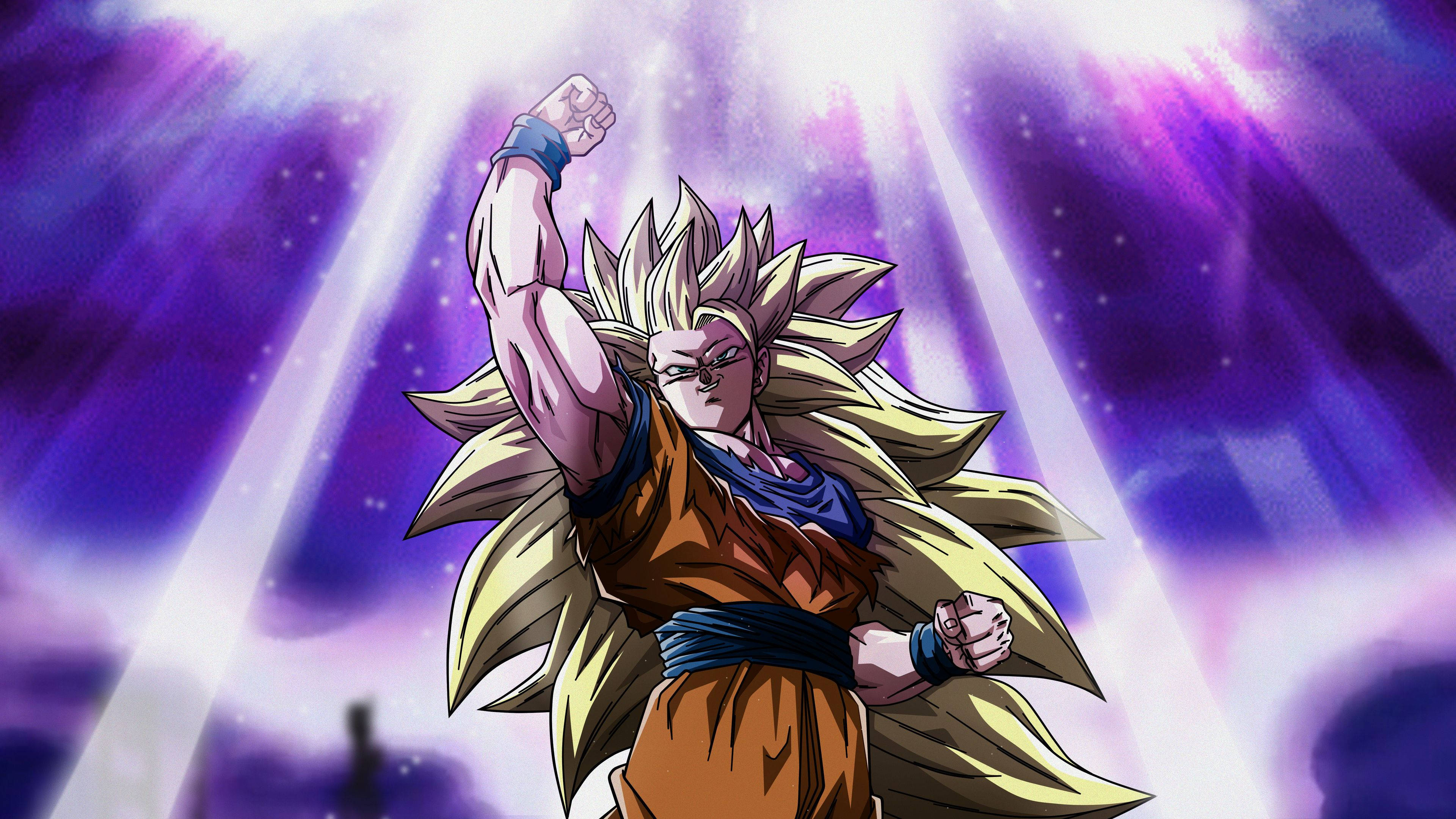 سوپر سایان ۳ گوکو DBZ 4K والپیپر