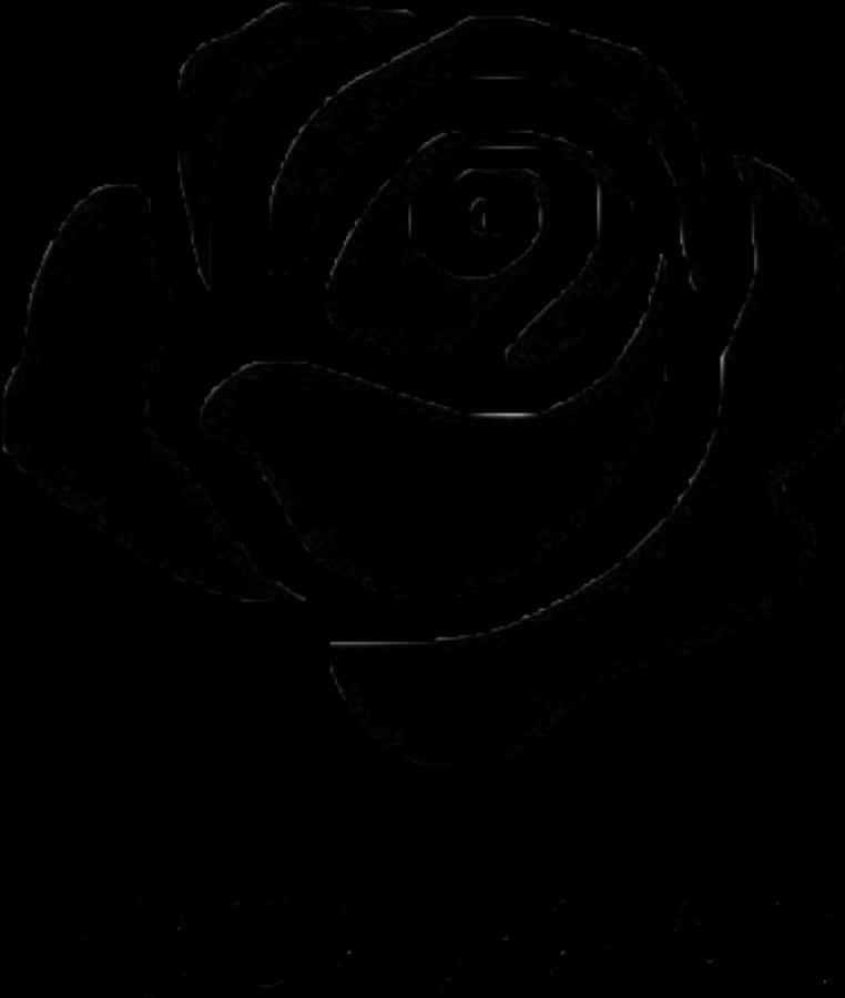 سیلوئت رز انتزاعی والپیپر