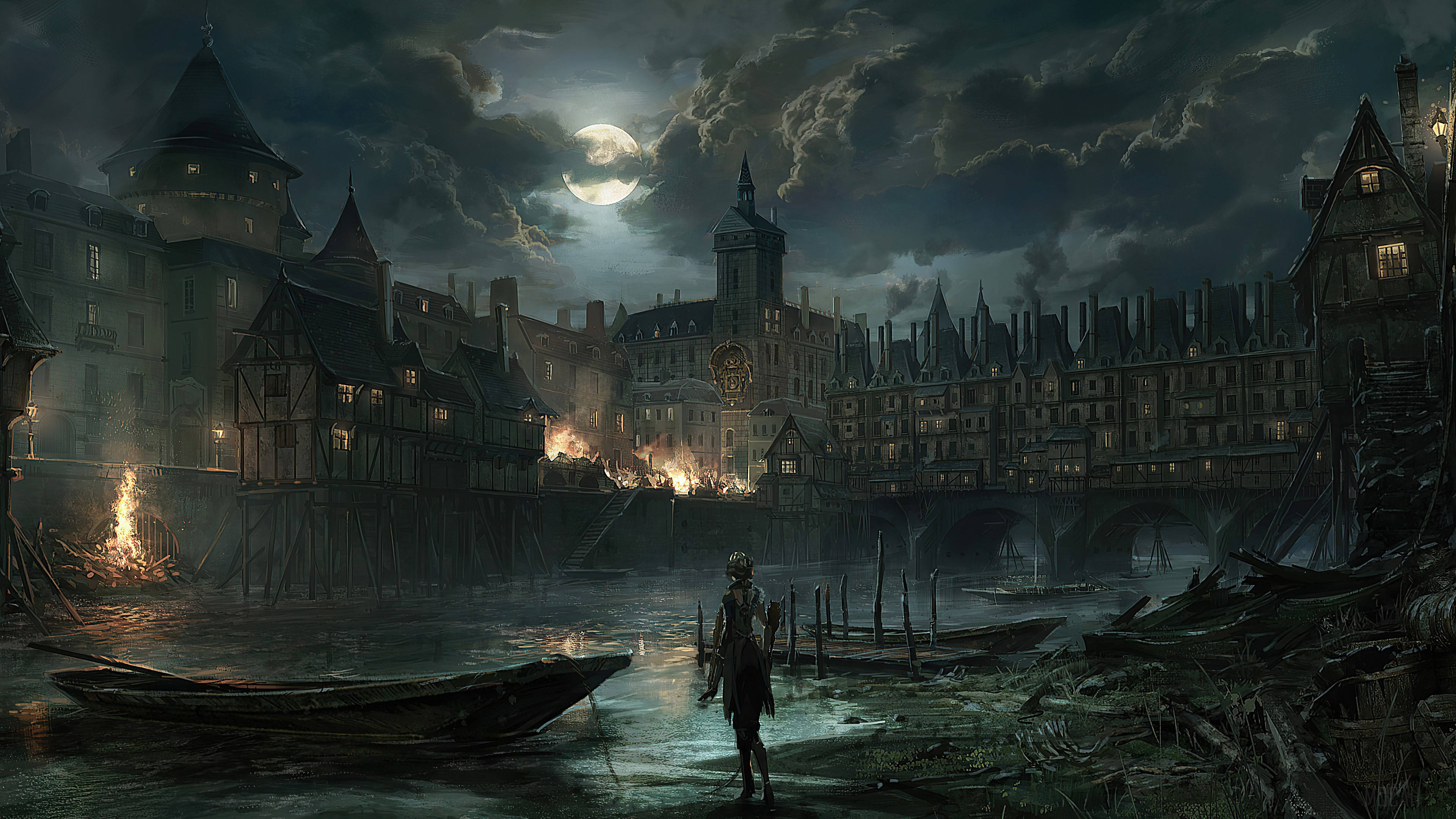 شهر تاریک Steelrising والپیپر