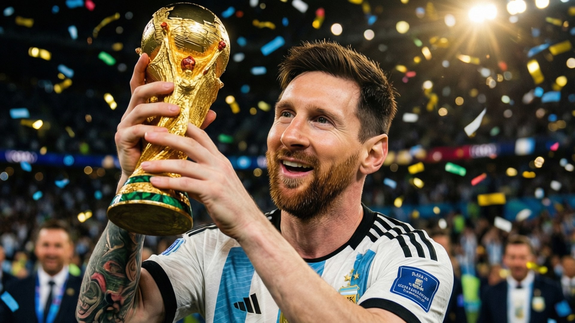 شکوه قهرمانی مسی در جام جهانی والپیپر