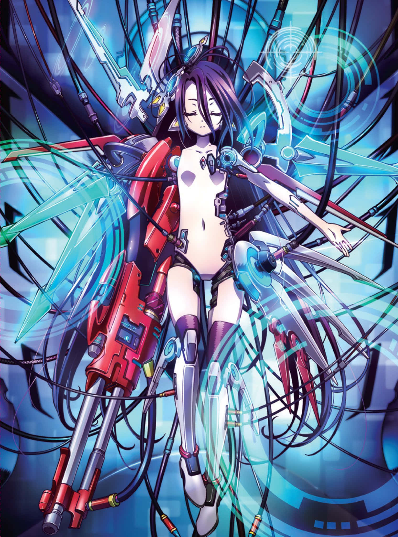 شیرو و سورا از انیمه No Game No Life والپیپر
