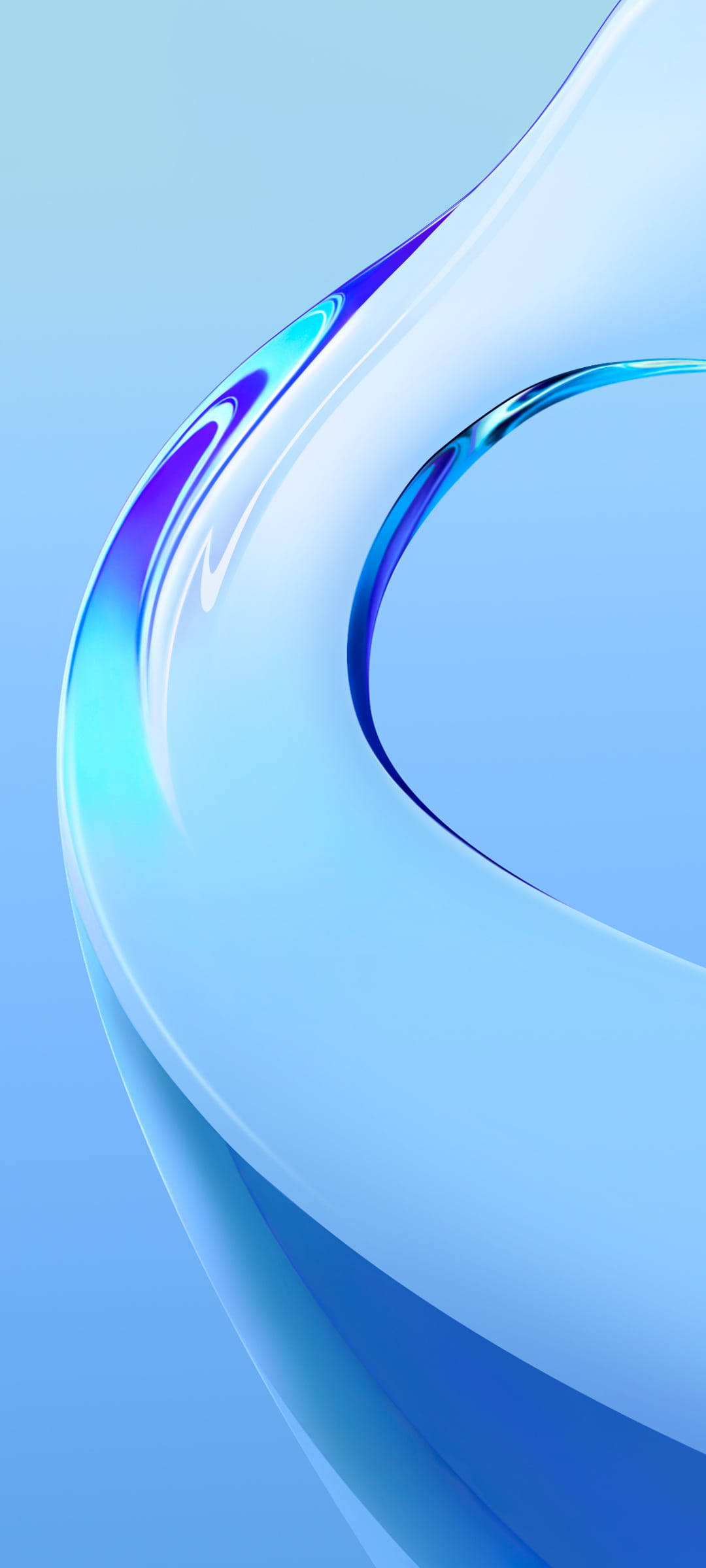 شیشه‌ای آبی Vivo Y20 والپیپر