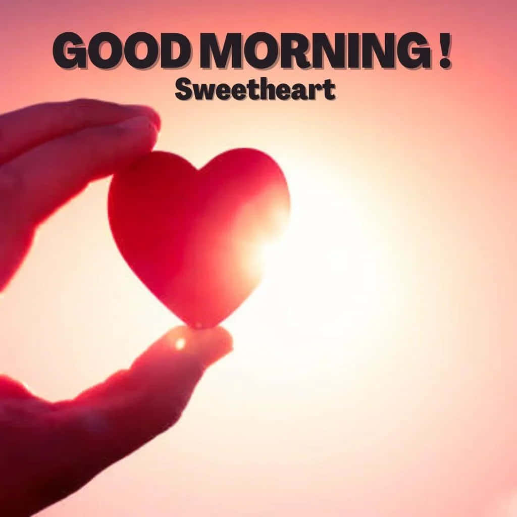 صبح بخیر عزیزم سایه قلب والپیپر