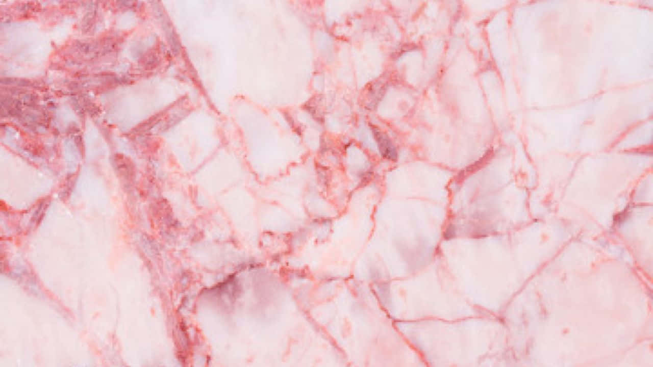 طرح رایانه ای زیبا با سنگ مرمر صورتی پاستلی والپیپر