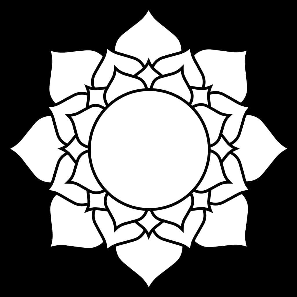 طرح نیلوفر آبی سبک‌دار والپیپر