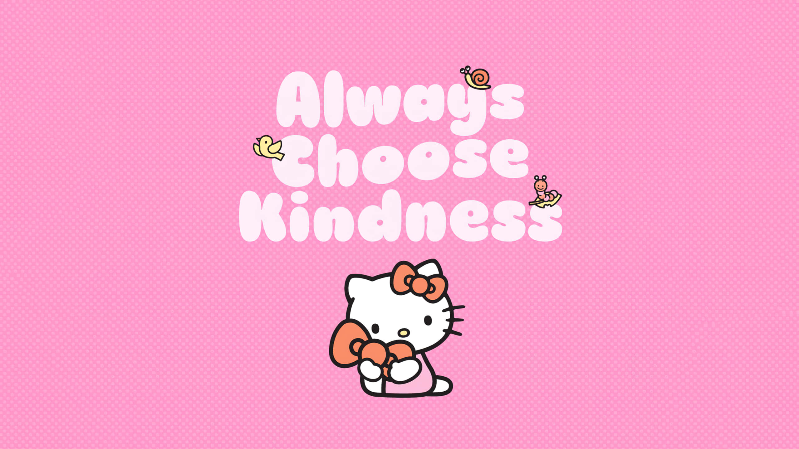 عکس مهربانی Hello Kitty والپیپر