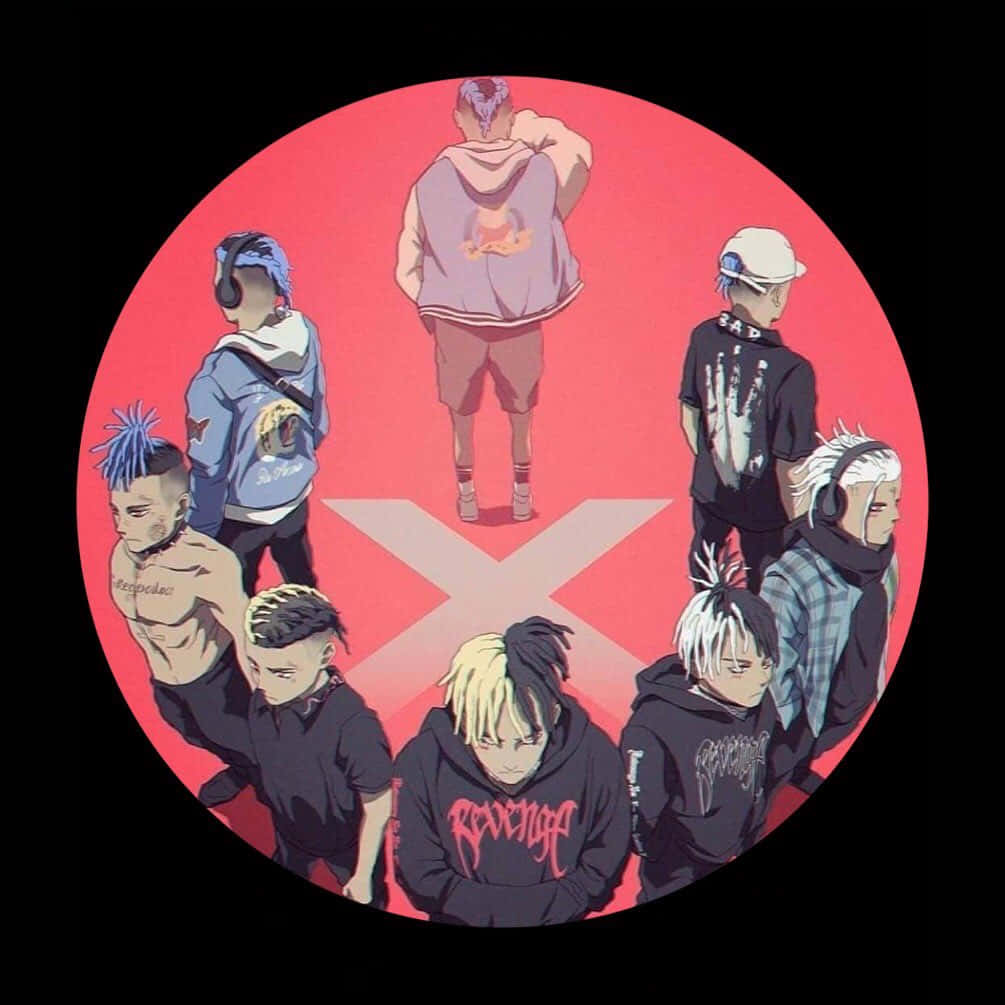 عکس پروفایل Xxxtentacion با استایل والپیپر
