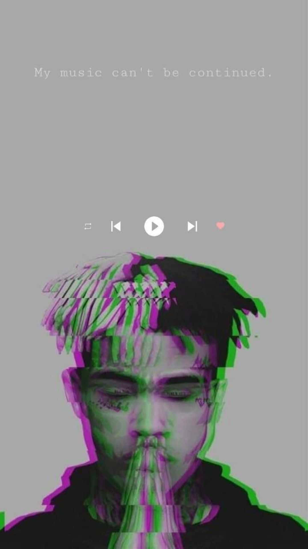 عکس پروفایل گلیچ Xxxtentacion والپیپر