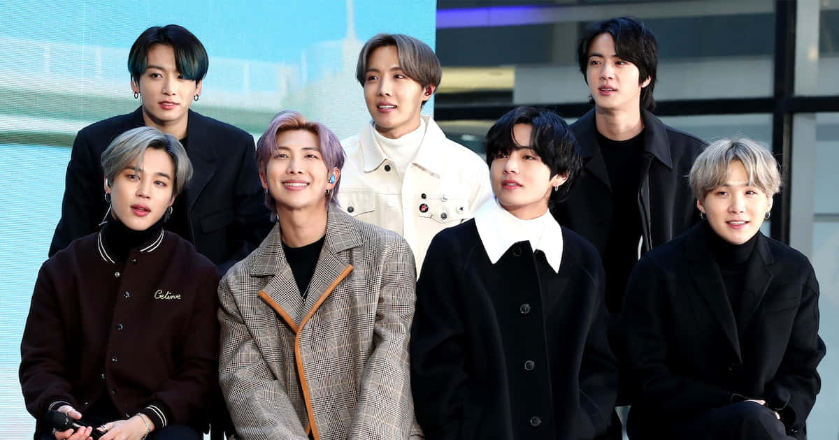 عکس گروه BTS در نمایش NBC Today والپیپر