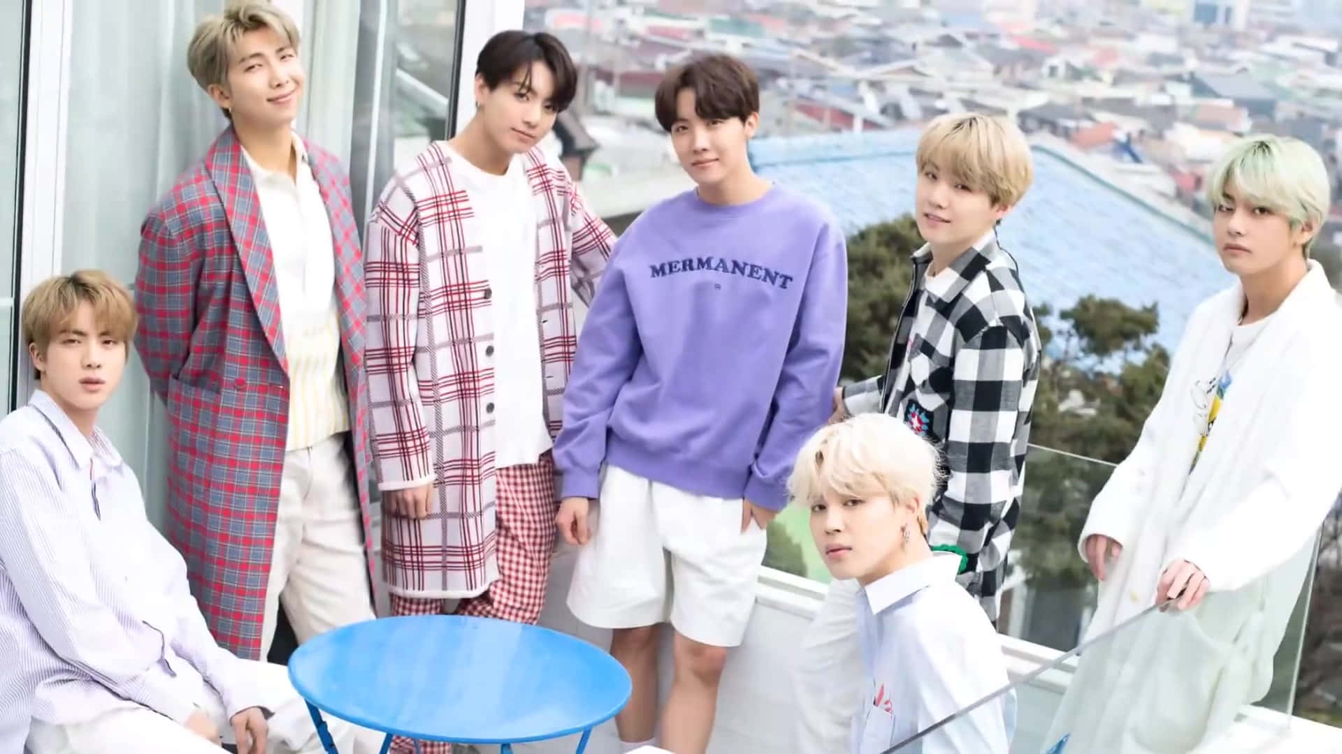 عکس گروهی Bangtan Boys BTS والپیپر