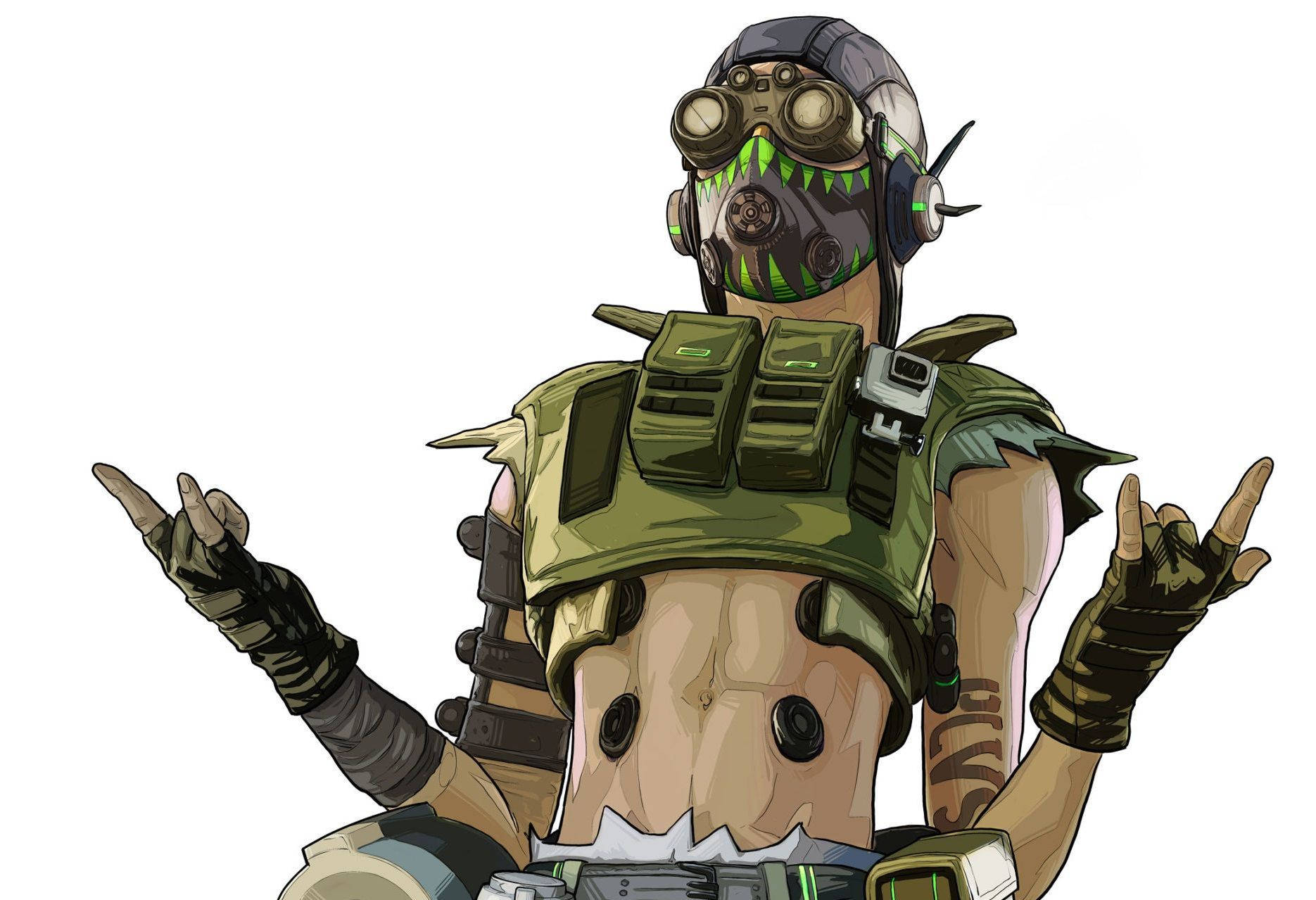 عینک مشکی Octane از Apex Legends