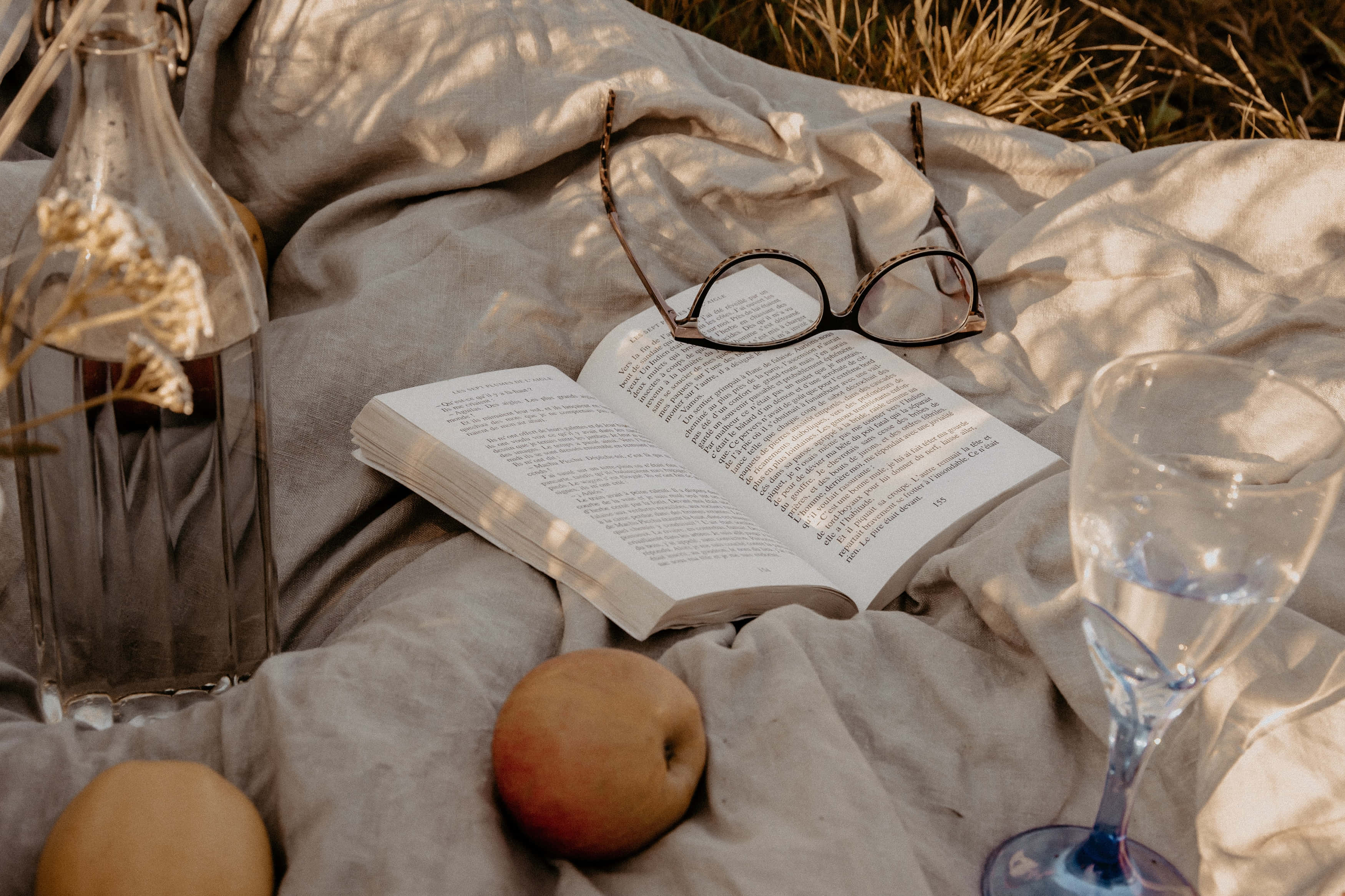 غروب دلربای زیباییشناسی کلبه‌ای والپیپر
