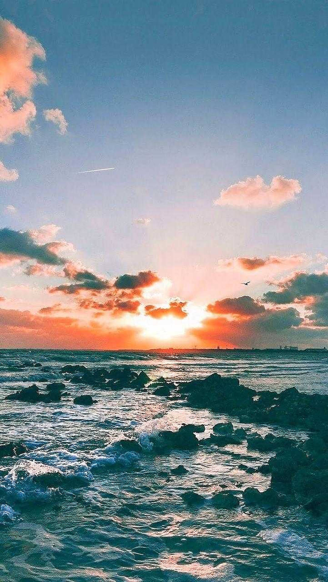 غروب زیبای آیفون والپیپر