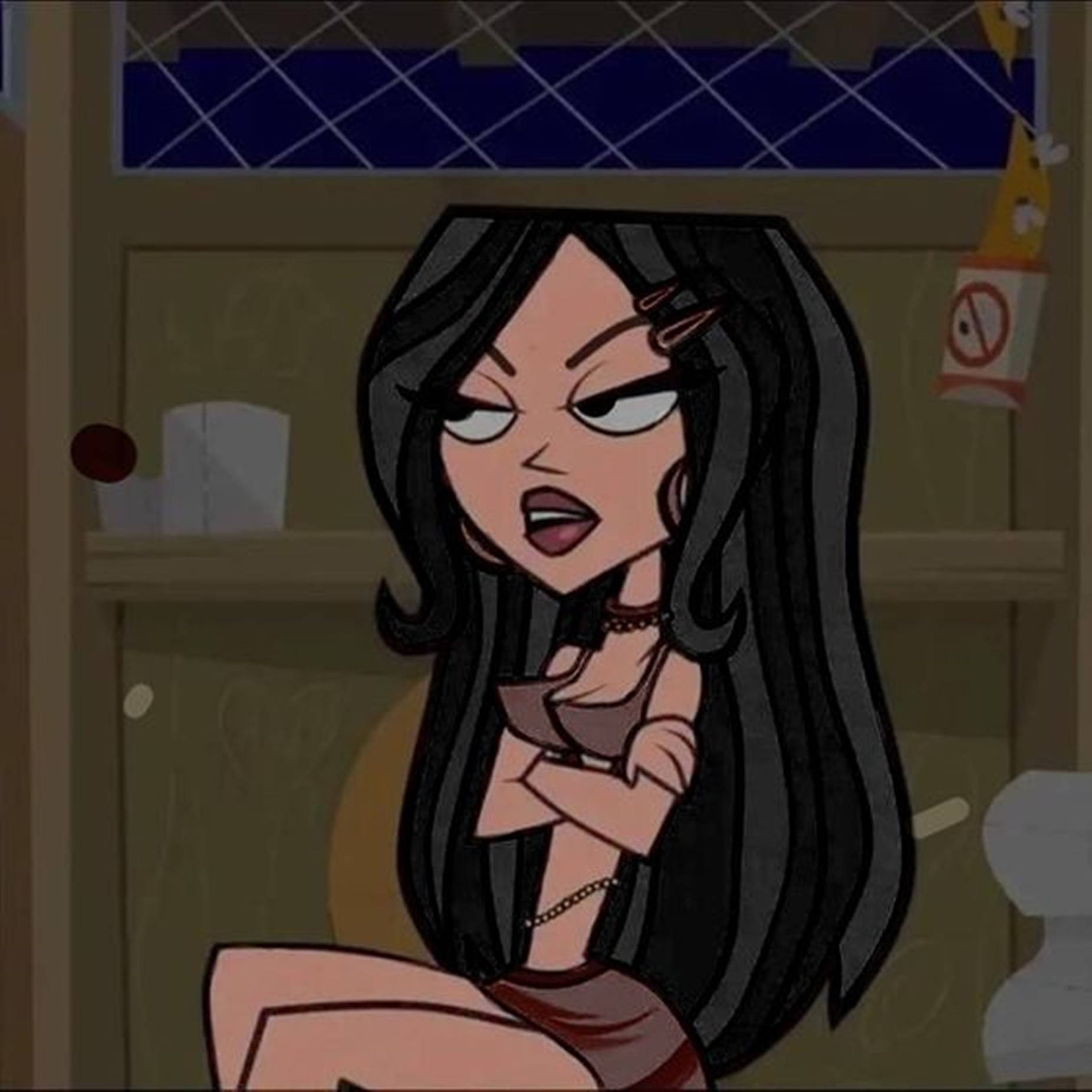 فن‌آر PFP منحصربه‌فرد و جذاب از Dawn الهام‌گرفته از Total Drama والپیپر