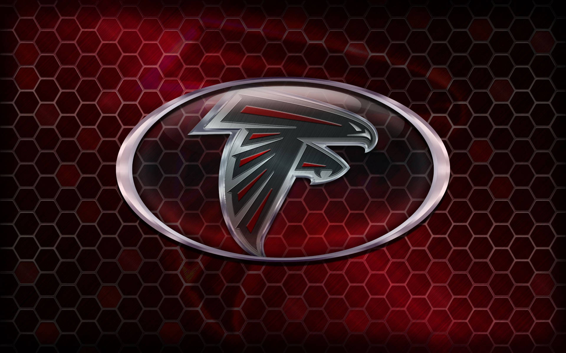 والپیپر دسکتاپ قرمز از فوتبال آمریکایی Atlanta Falcons