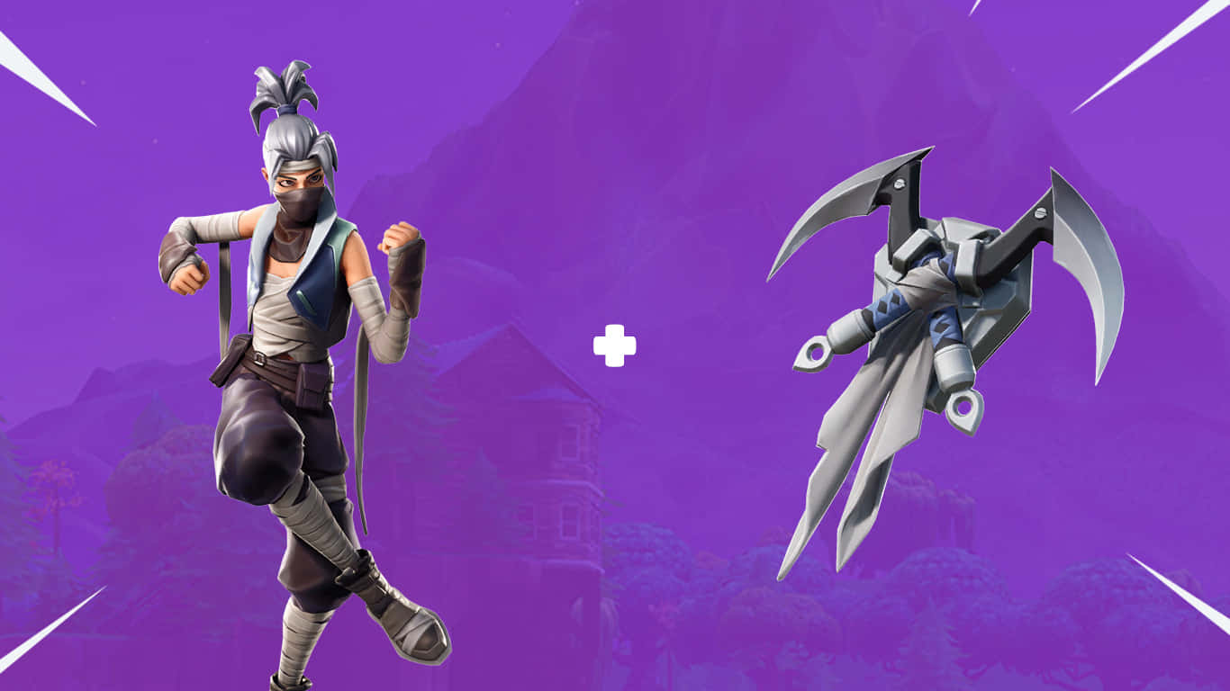 فورتنایت کونو در بنفش والپیپر