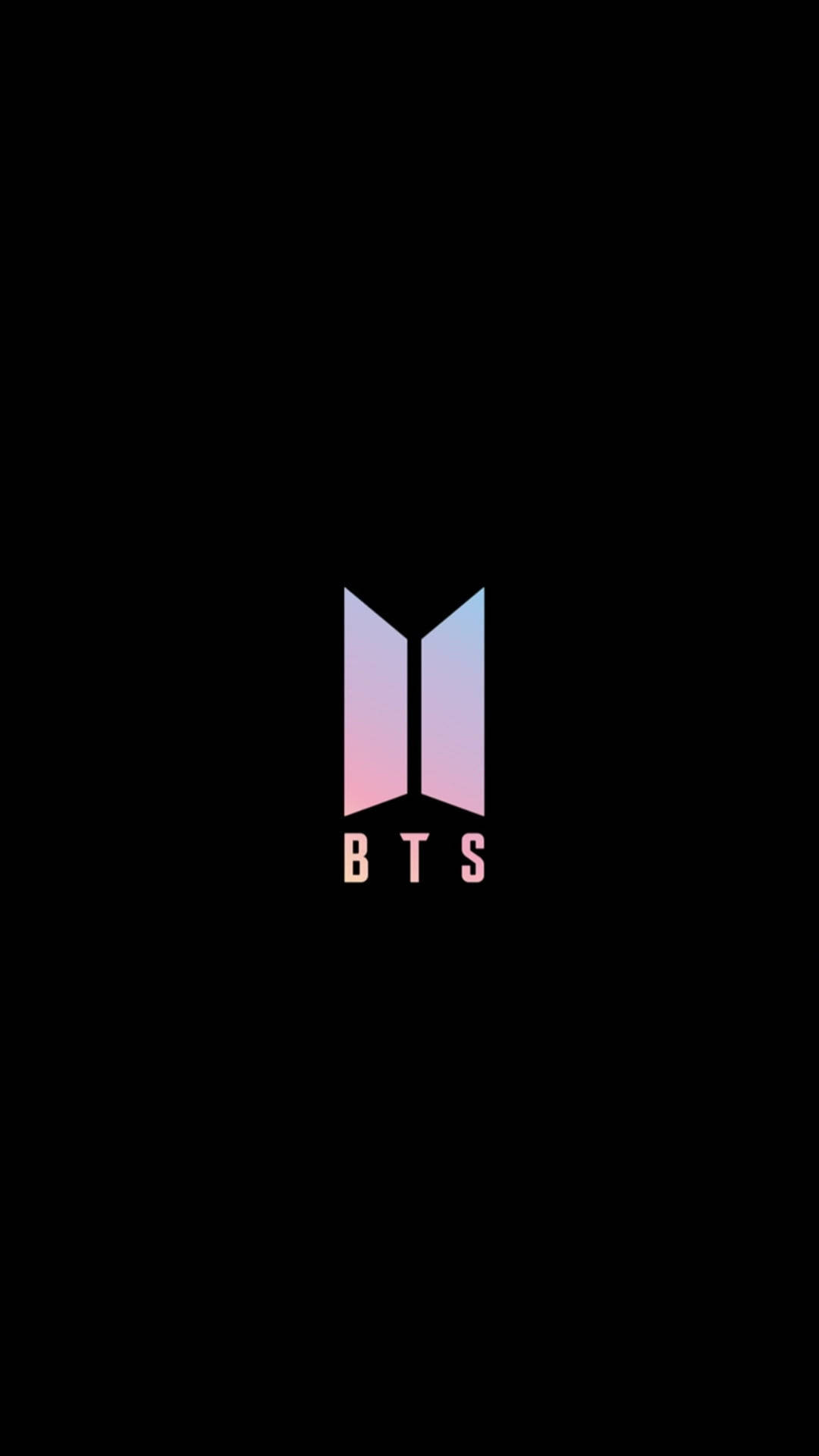 لاک‌اسکرین لوگوی بنفش BTS والپیپر