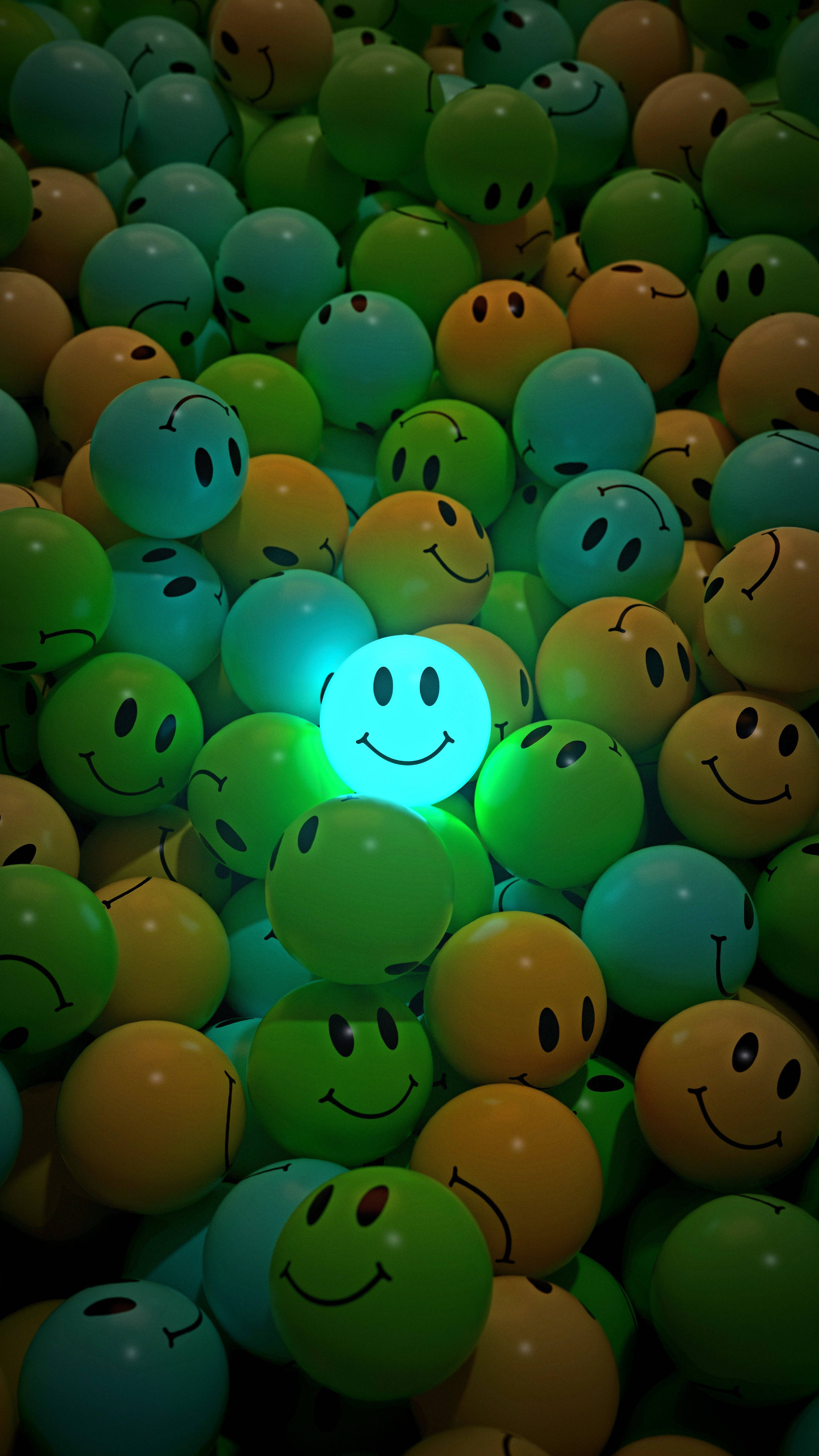 لبخند نئونی تکی والپیپر