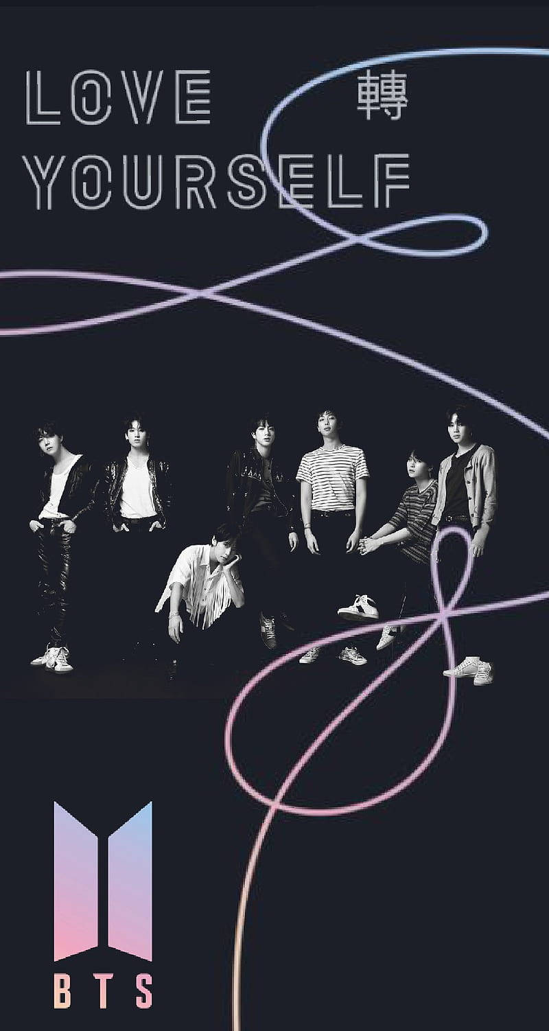 والپیپر لوگوی Love Yourself گروه BTS — لوگوی bts متحرک والپیپر