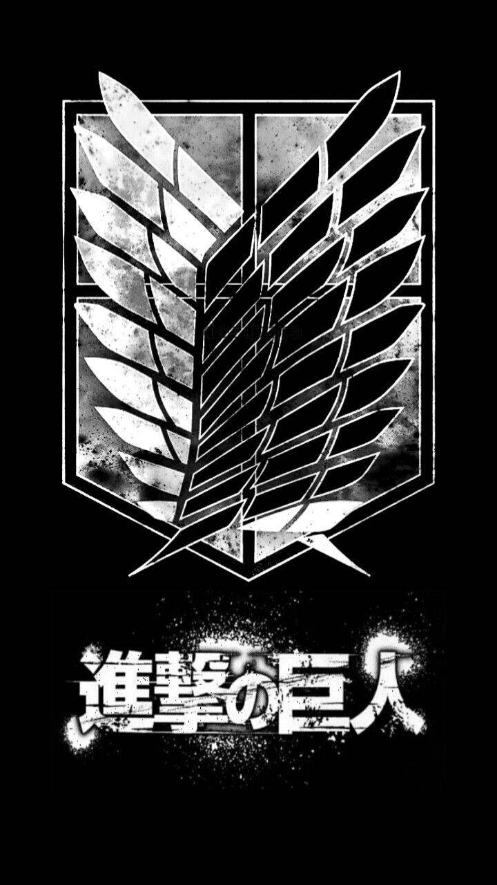 لوگوی بافتدار Attack On Titan والپیپر