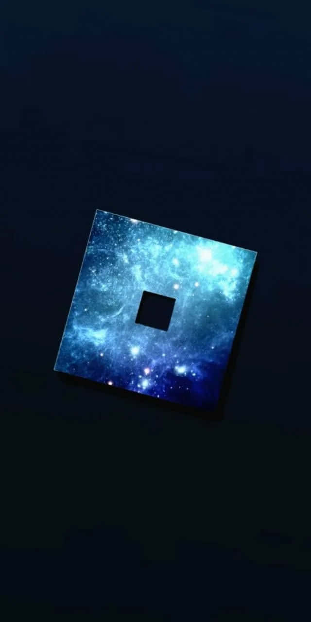 لوگوی براق آبی Roblox والپیپر