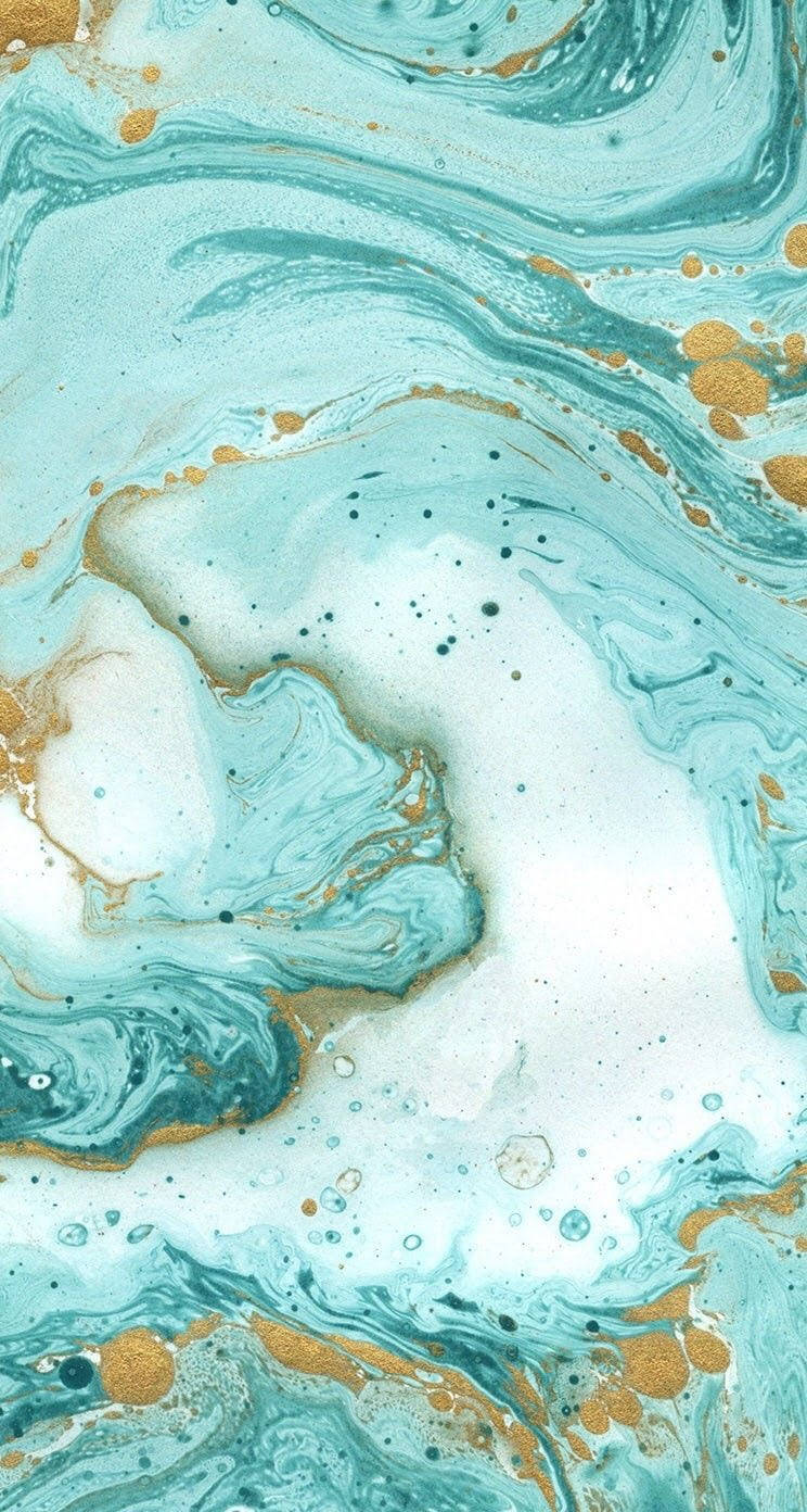 مرمر آبی طلایی والپیپر