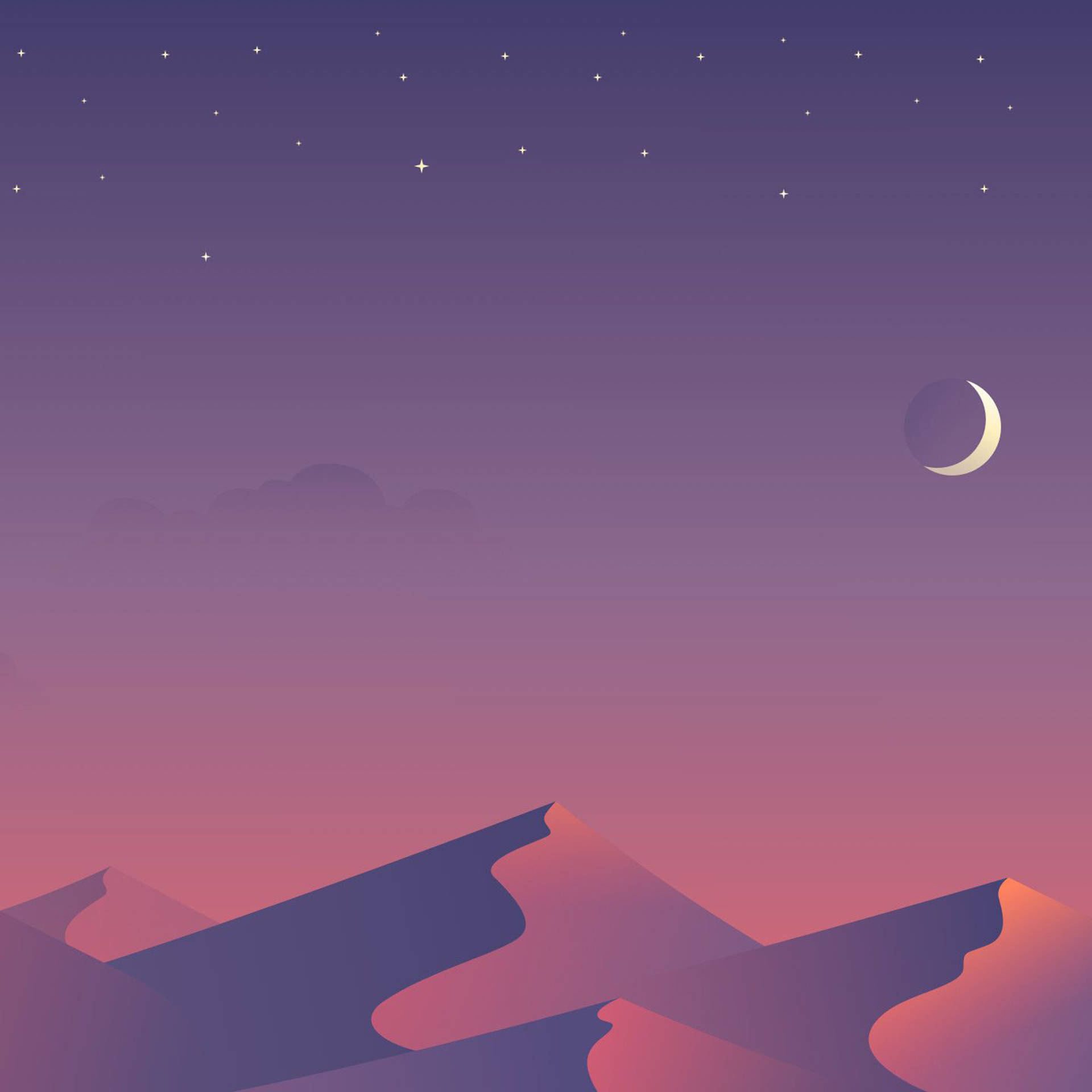 والپیپر مینیمال بیابانی زیبا برای آیپد — زیباییشناسی آیپد والپیپر