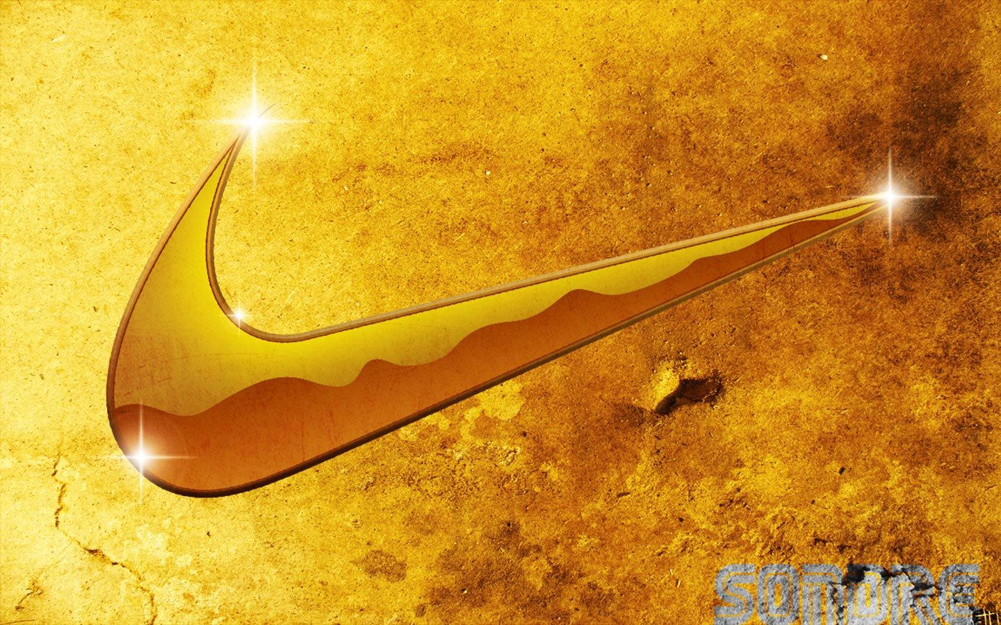نایک طلایی جذاب والپیپر