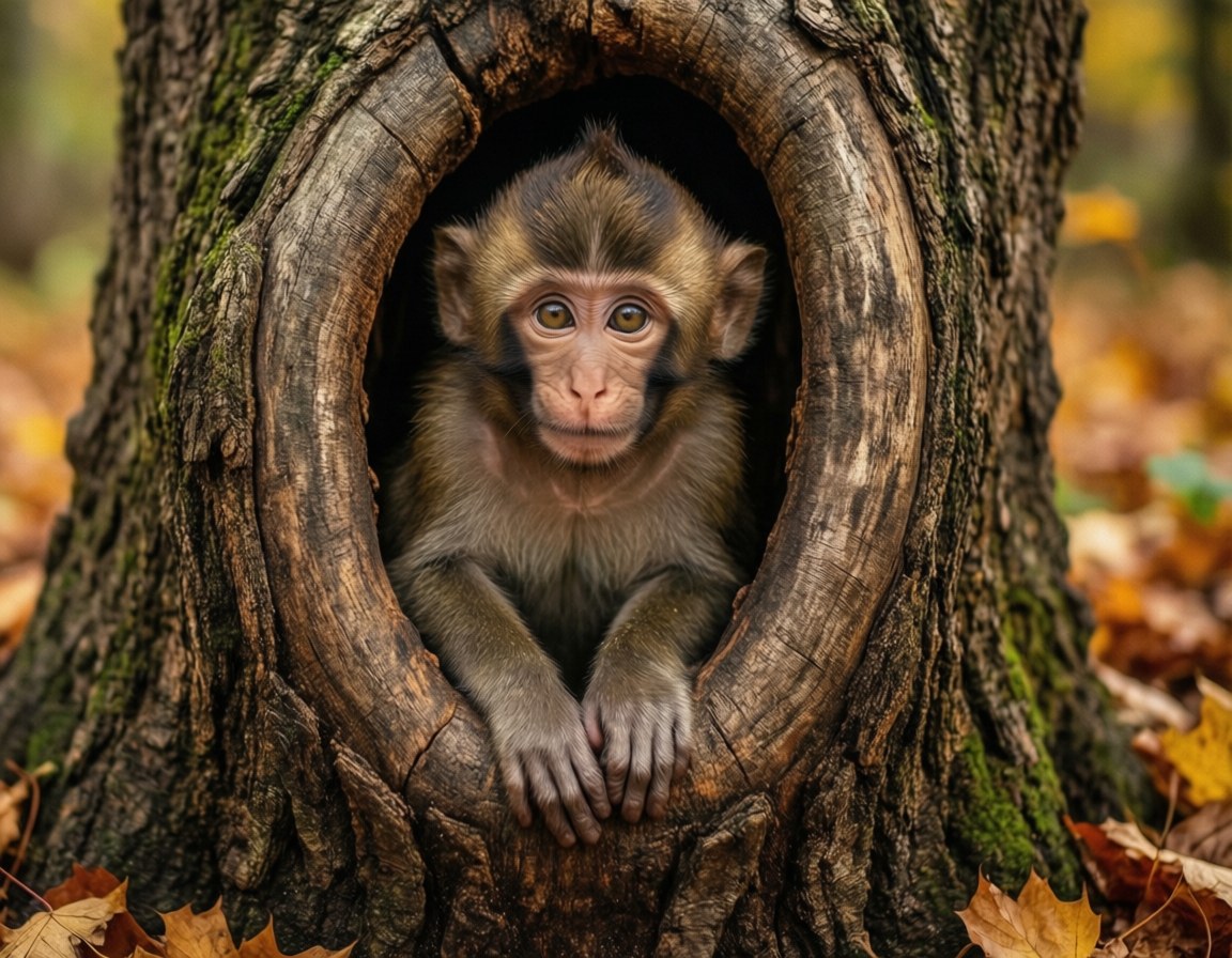 نمای تنه درخت والپیپر