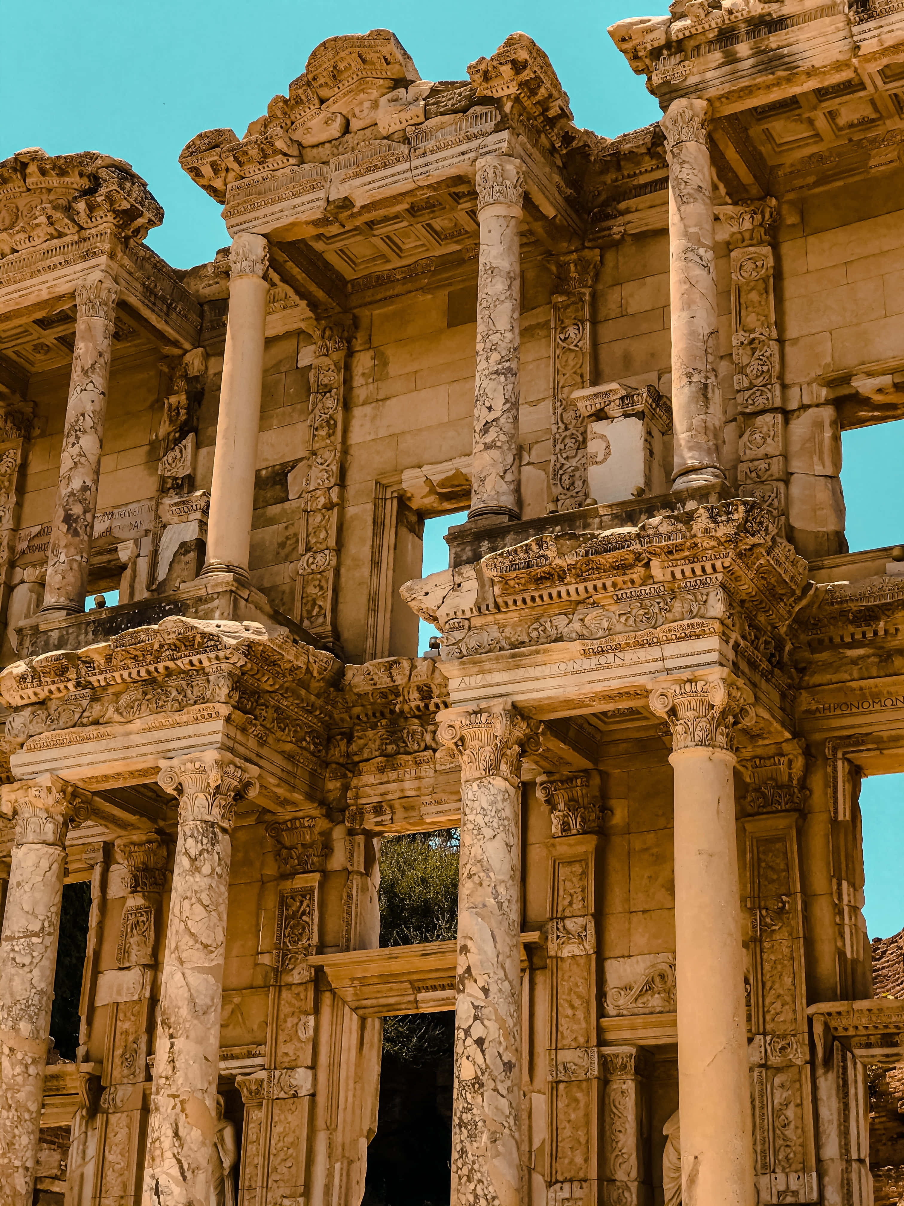 نمای موبایل کتابخانه سلسوس والپیپر