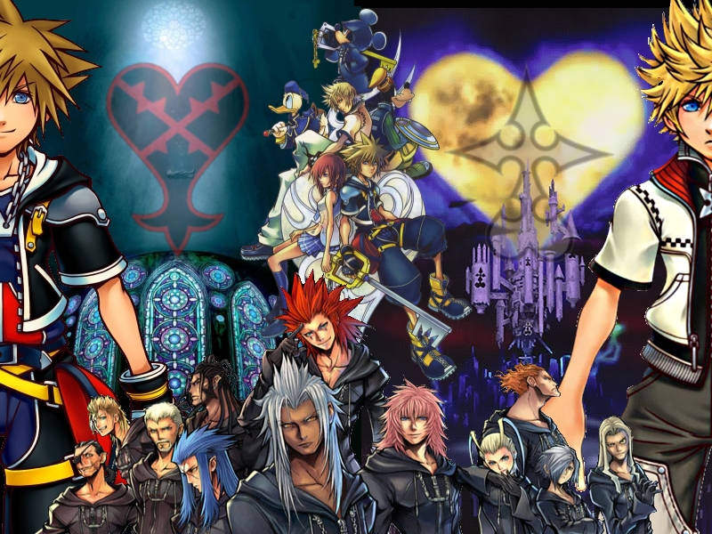 نمایش لوگوی Kingdom Heart — انیمه HD گیف والپیپر