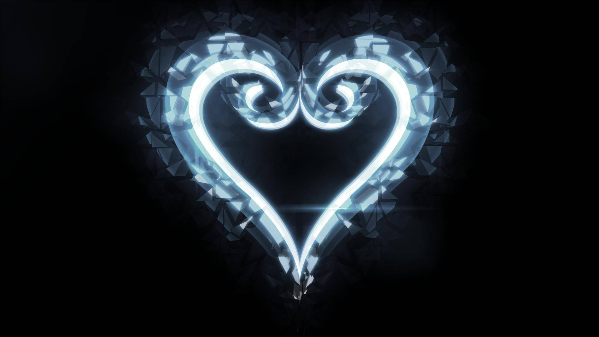 نمایش لوگوی جذاب Kingdom Heart — انیمه HD گیف والپیپر