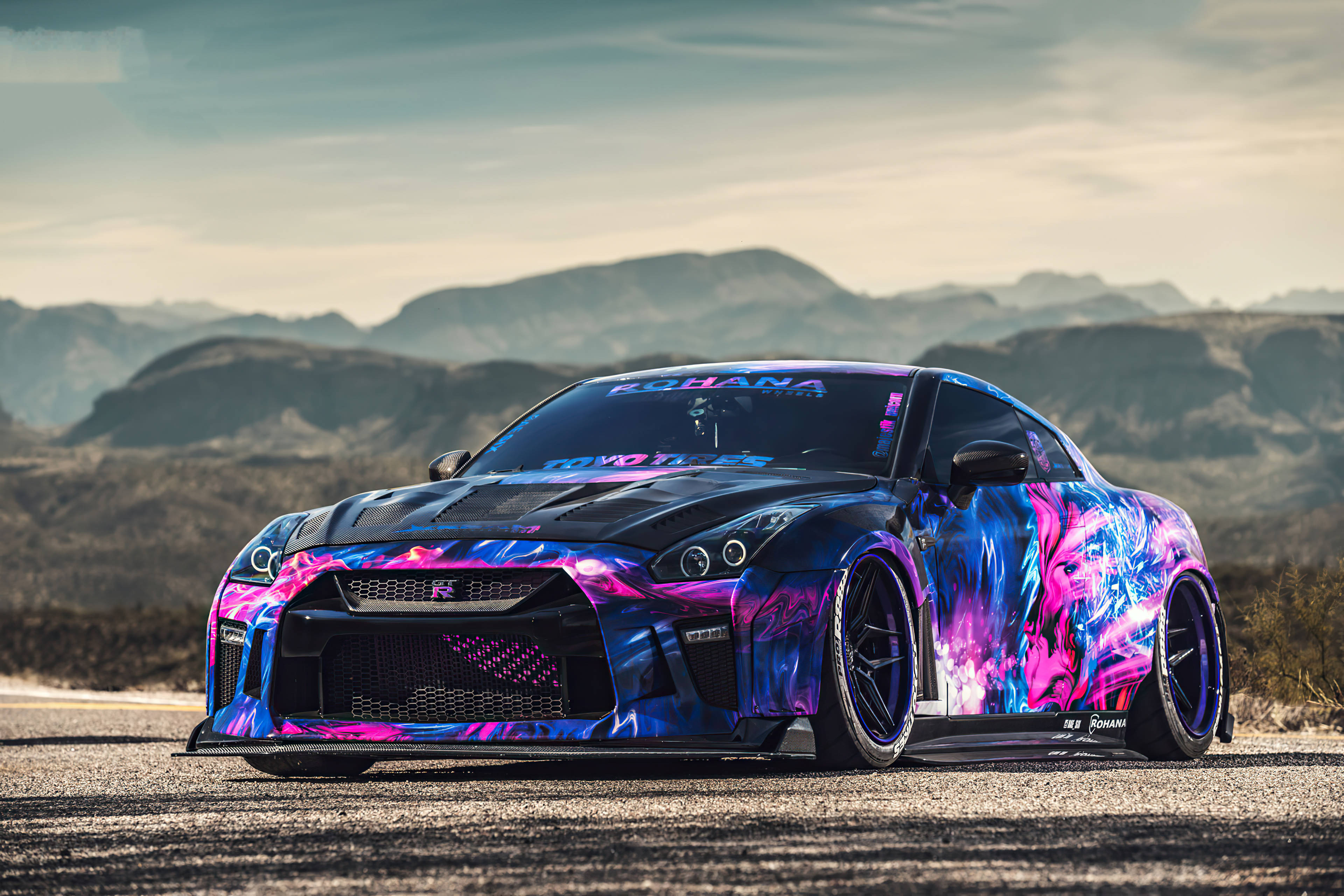 نیسان GT R 4K با جزئیات فوق‌العاده والپیپر