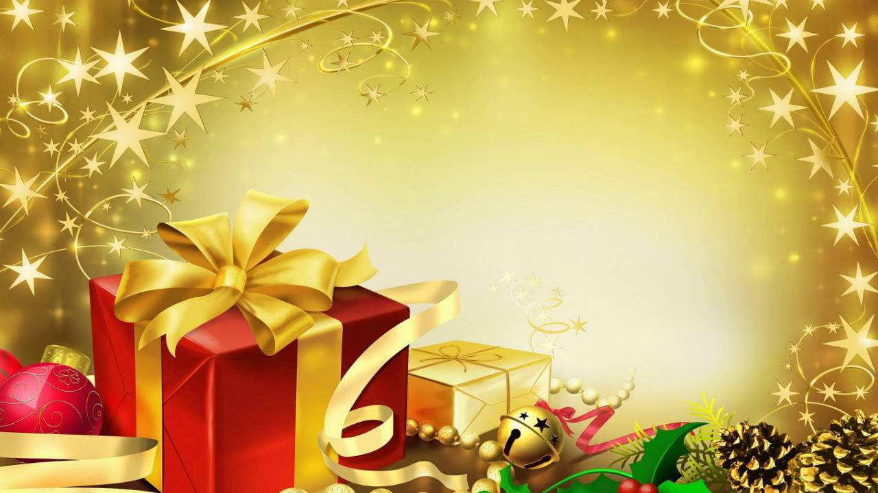 هدیه‌های شادی برای کریسمسی جادویی! والپیپر