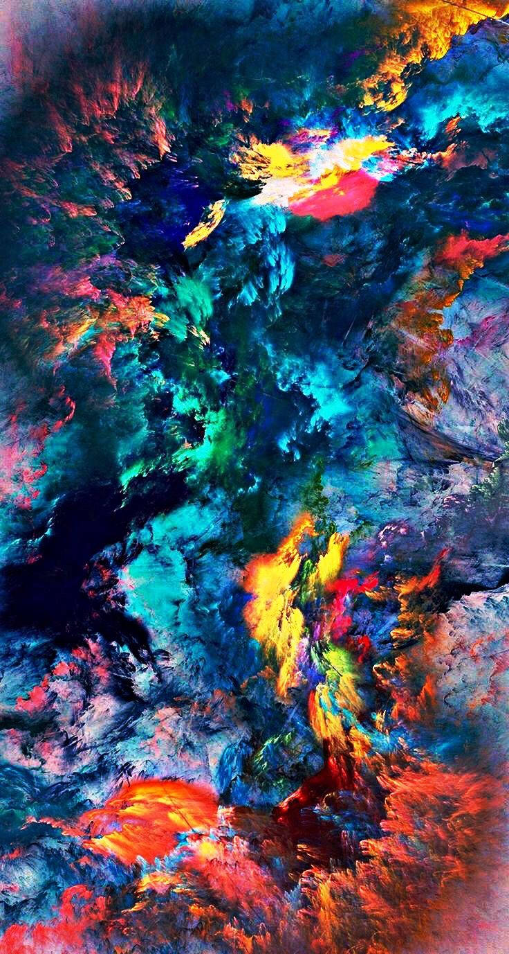 رنگ‌های تلفن سه‌بعدی — آیفون آبستره والپیپر
