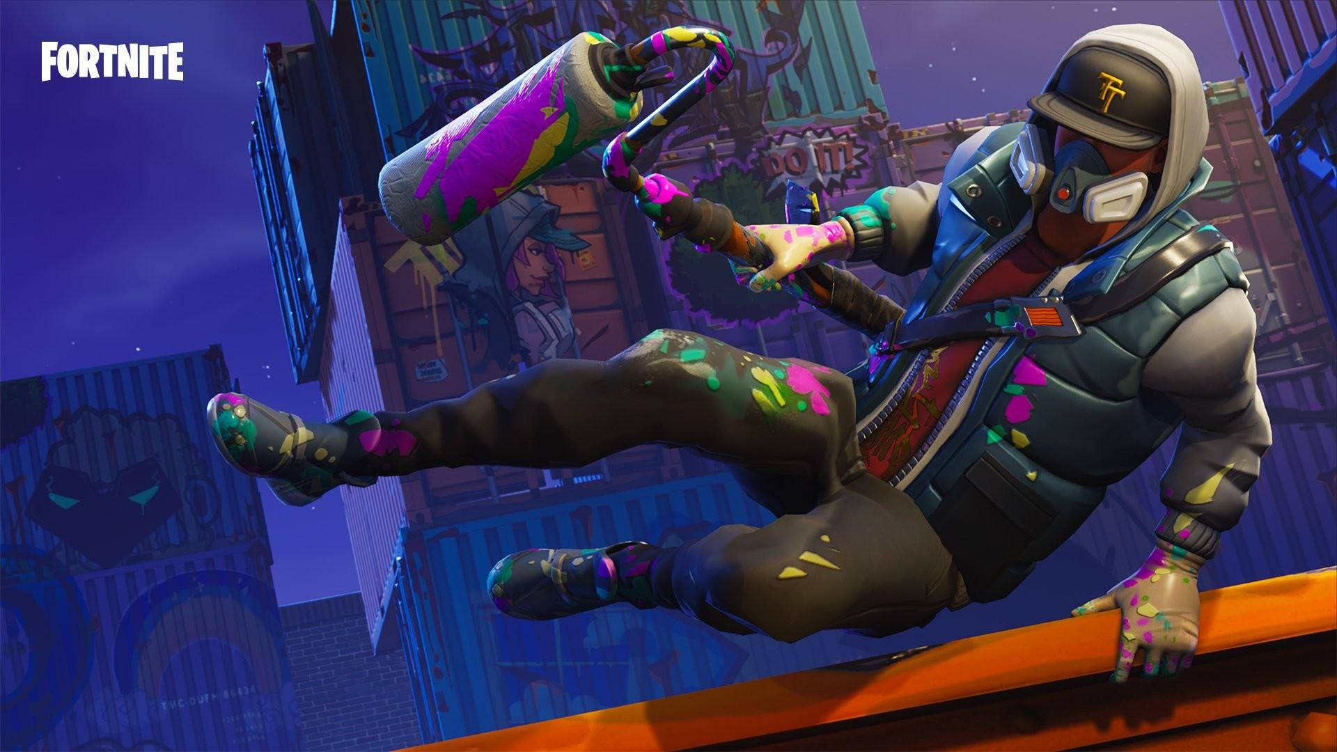 هنر انتزاعی جذاب فورتنایت والپیپر