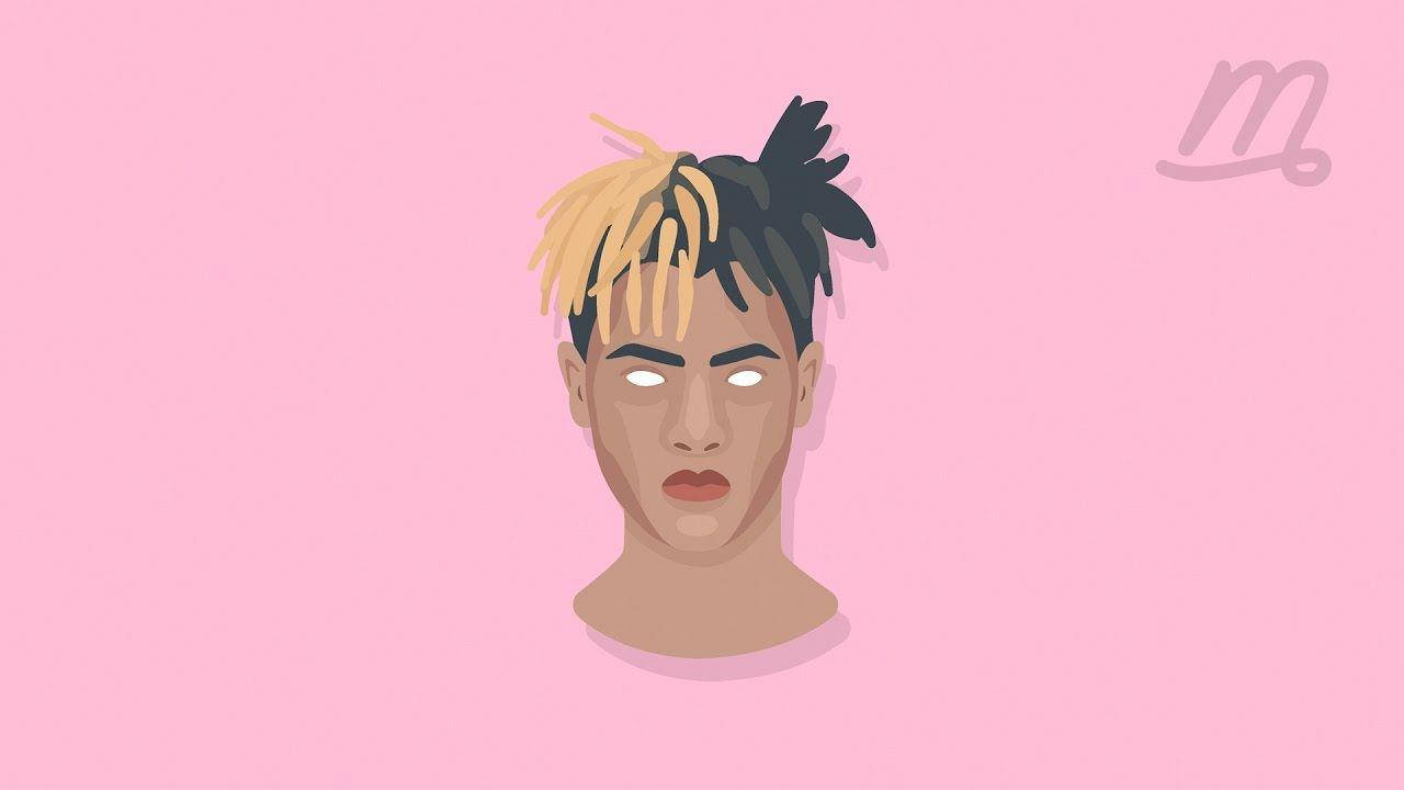 هنر انیمه‌ای صورتی Xxxtentacion والپیپر