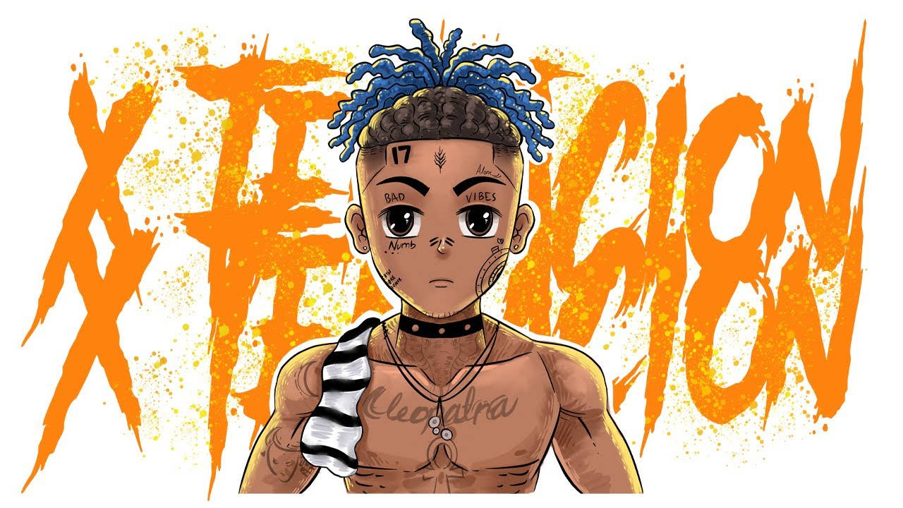هنر خلاقانه انیمه Xxxtentacion والپیپر