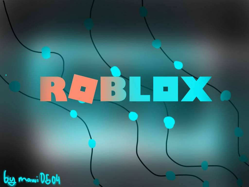 والپیپر هنری از طراحی لوگوی بازی ویدیویی Roblox — رابلکس والپیپر
