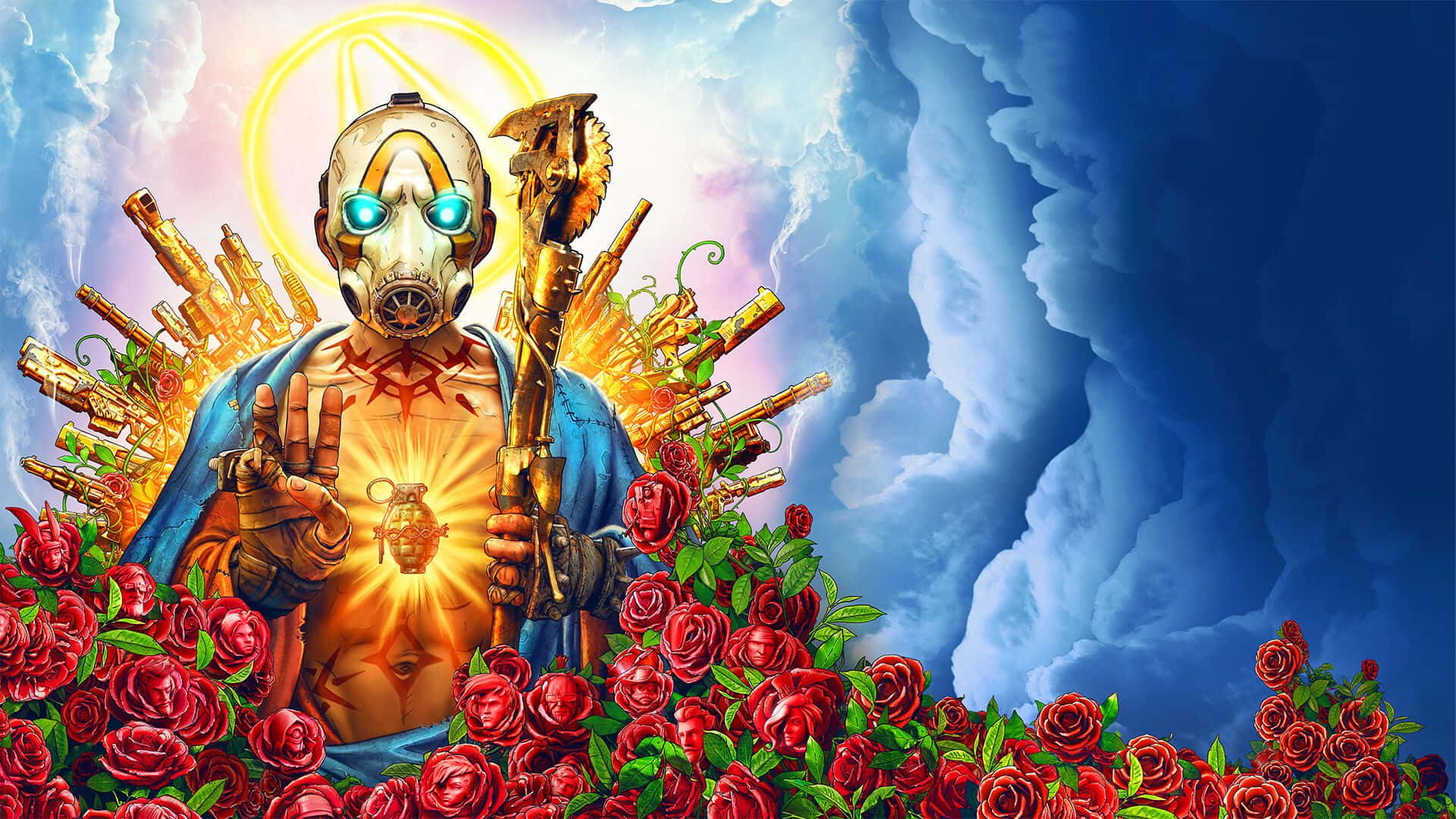 والپیپر Borderlands 3 با اسپکتر (عصای سلطنتی) با کیفیت 1920x1080 والپیپر