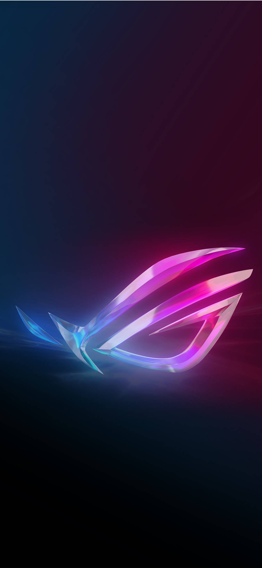 والپیپر تلفن ROG ایسوس بنفش آبی والپیپر