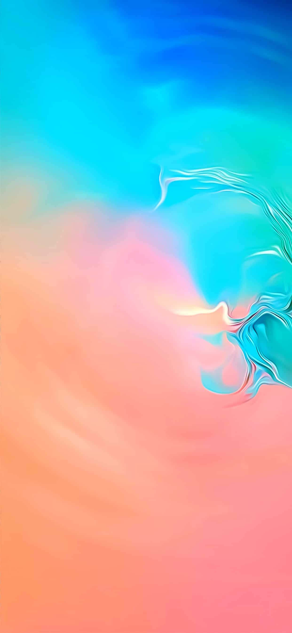 والپیپر خیره‌کننده گلکسی اس ۱۰ با طرح انتزاعی و پرجنب‌وجوش — Galaxy s10 plus GIF والپیپر