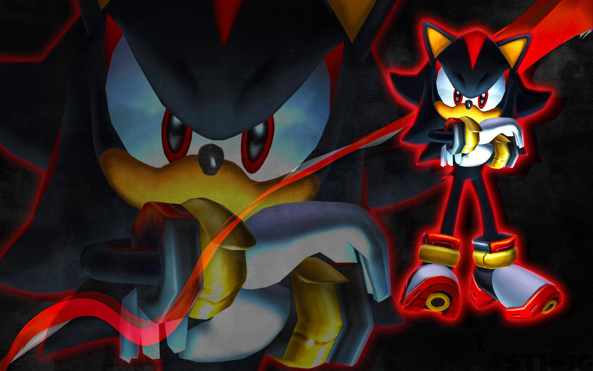 والپیپر شگفت‌انگیز Shadow The Hedgehog شخصیت سگا والپیپر