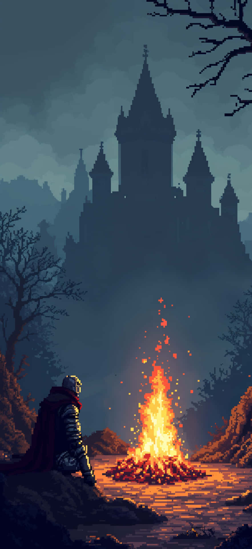 پیکسل، پیکسل آرت، تصاویر پیکسل آرت، والپیپر بازی، بازی، بازی ویدیویی، Dark Souls، موبایل، Dark Souls 3، تصاویر Dark Souls 3 — موبایل گیف والپیپر
